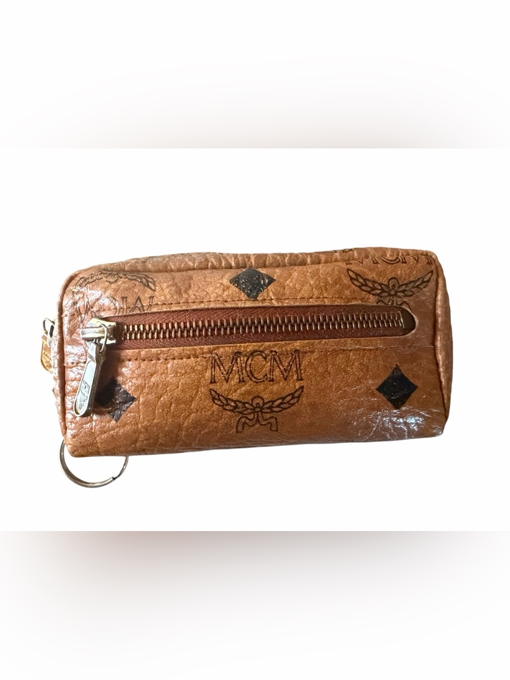 Authentic MCM Visetos key/coin pouch
